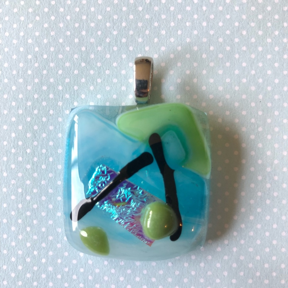 BOUTIQUE fused glass pendant